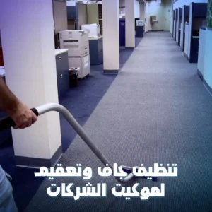 تنظيف جاف وتعقيم لموكيت