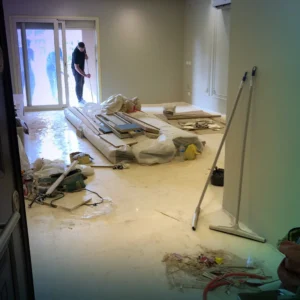 تنظيف مابعد التشطيب